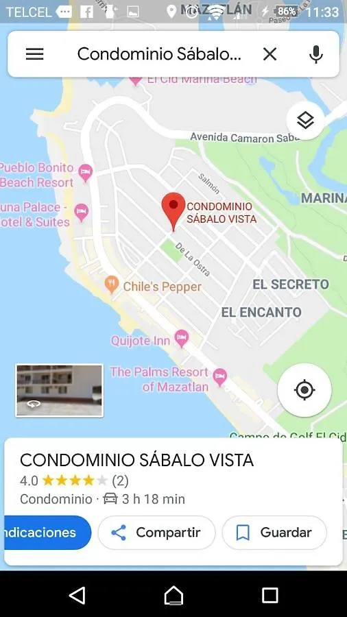 Condominio Sabalo Vista Mazatlan Mexico